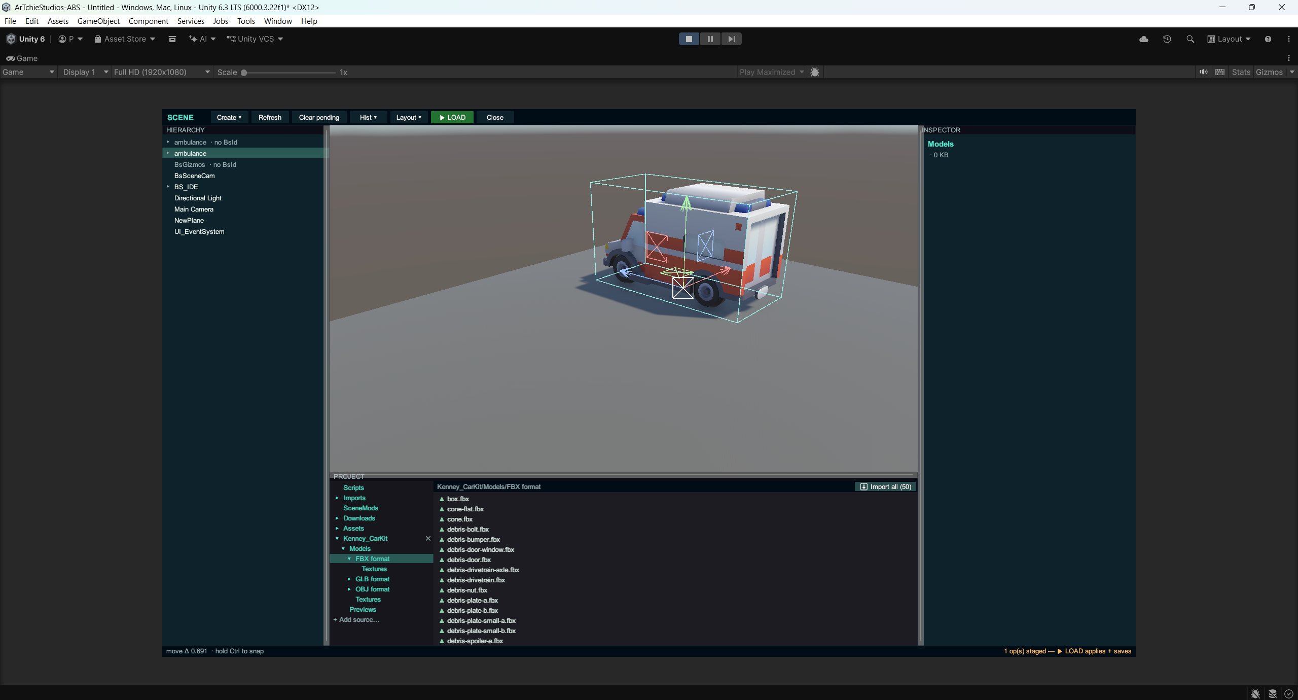 The Project window