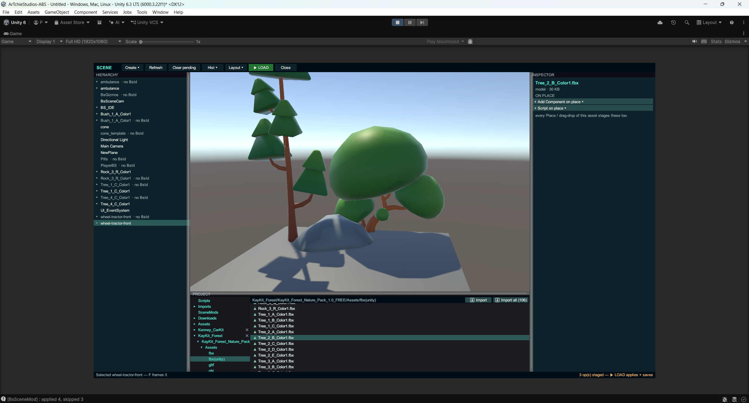 Pre-configure before placing